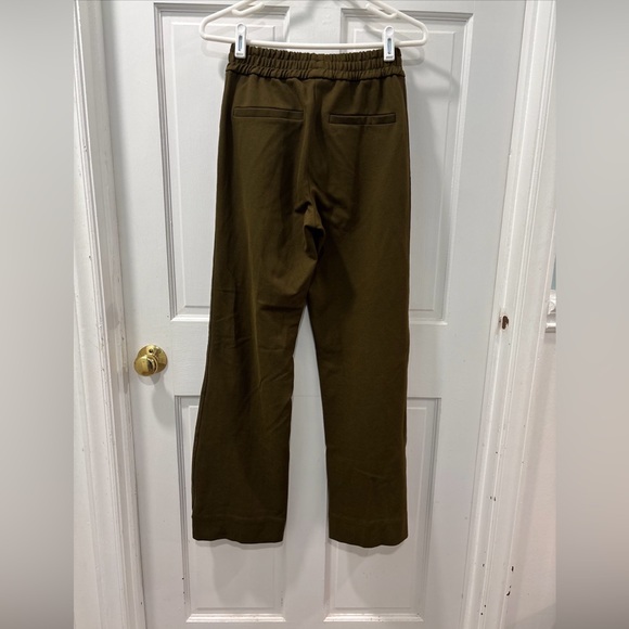 ME+EM Women’s Convertible Side Stripe Pants Size 2 Reg Deep Autumn Olive NWOT - Picture 7 of 10